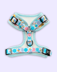 Bee Amazing dog harness - Back View - Easy On and Off Design