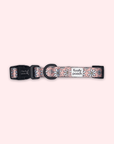 Cute Dog Collar Canada Pink Pattern Floofy Pooch