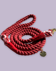 Rope Leash - Ruby