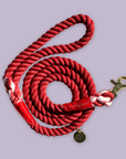 Rope Leash - Ruby