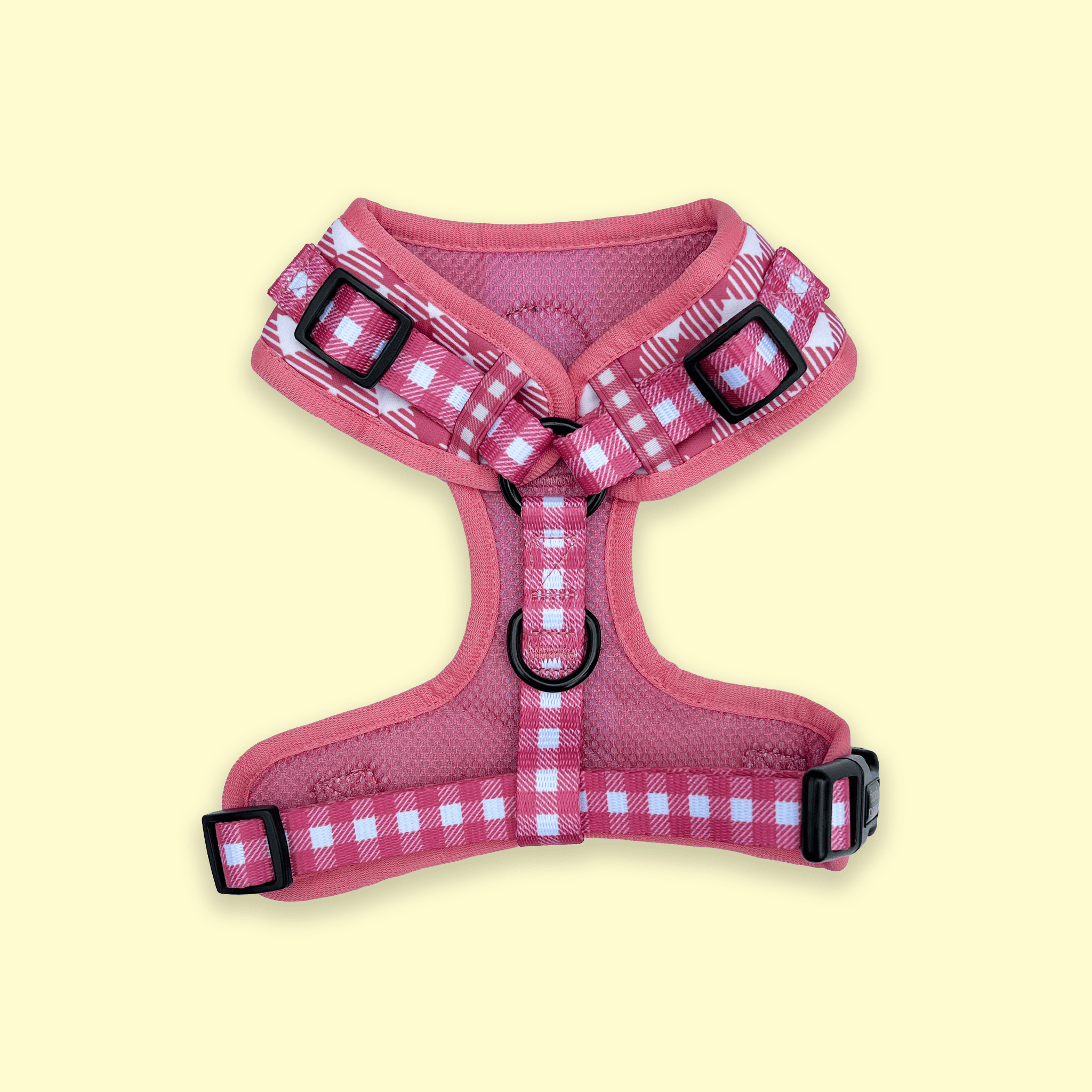 Berry Pooch Dog Harness - Back View - Easy to Adjust and Durable