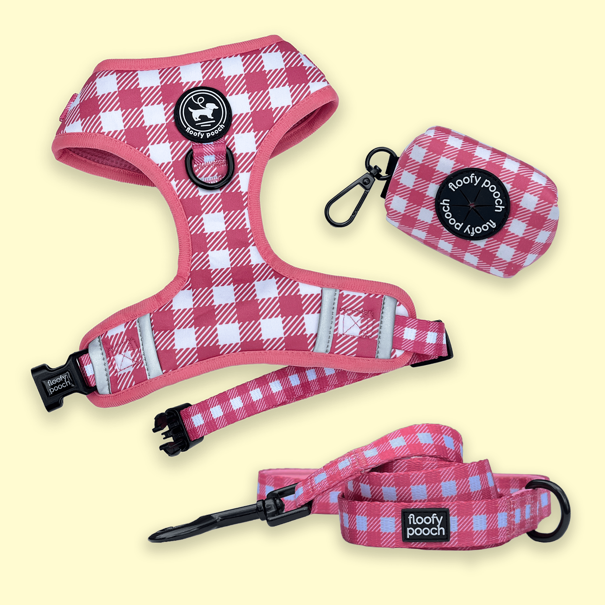 Harness Set - Berry Pooch