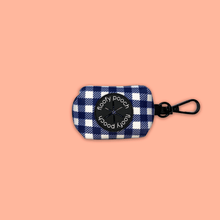 Load image into Gallery viewer, Poop Bag Holder Canada Cute Blue Gingham Pattern
