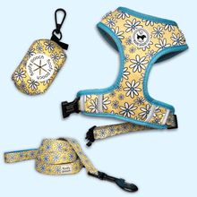 Load image into Gallery viewer, Cute Dog Leash and Harness Canada Yellow Daisy Pattern Canada
