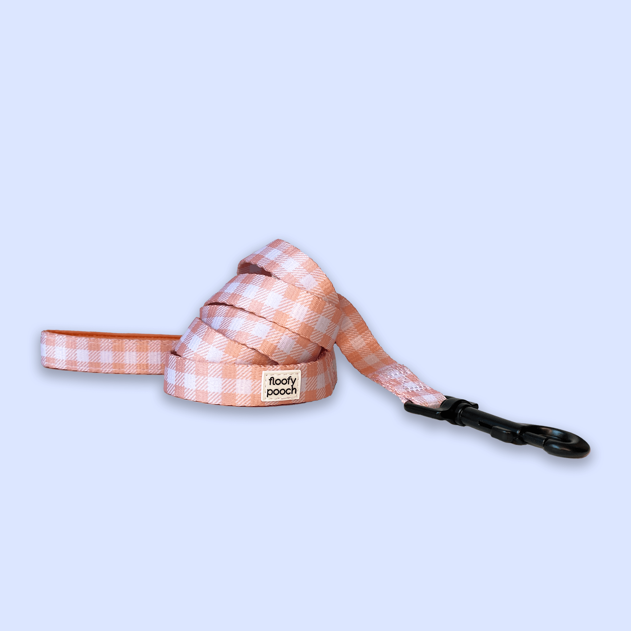 Cute Dog Leash Canada Peachy Pooch Pattern Designed in Toronto, Canada