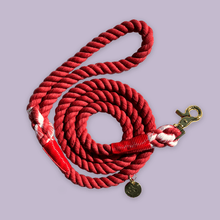 Load image into Gallery viewer, Rope Leash - Ruby
