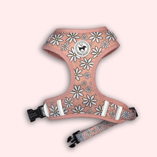 Load image into Gallery viewer, Dog Harness Pretty in Daisy designed in Canada pink
